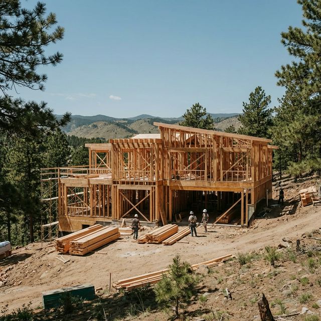 Custom Home Framing